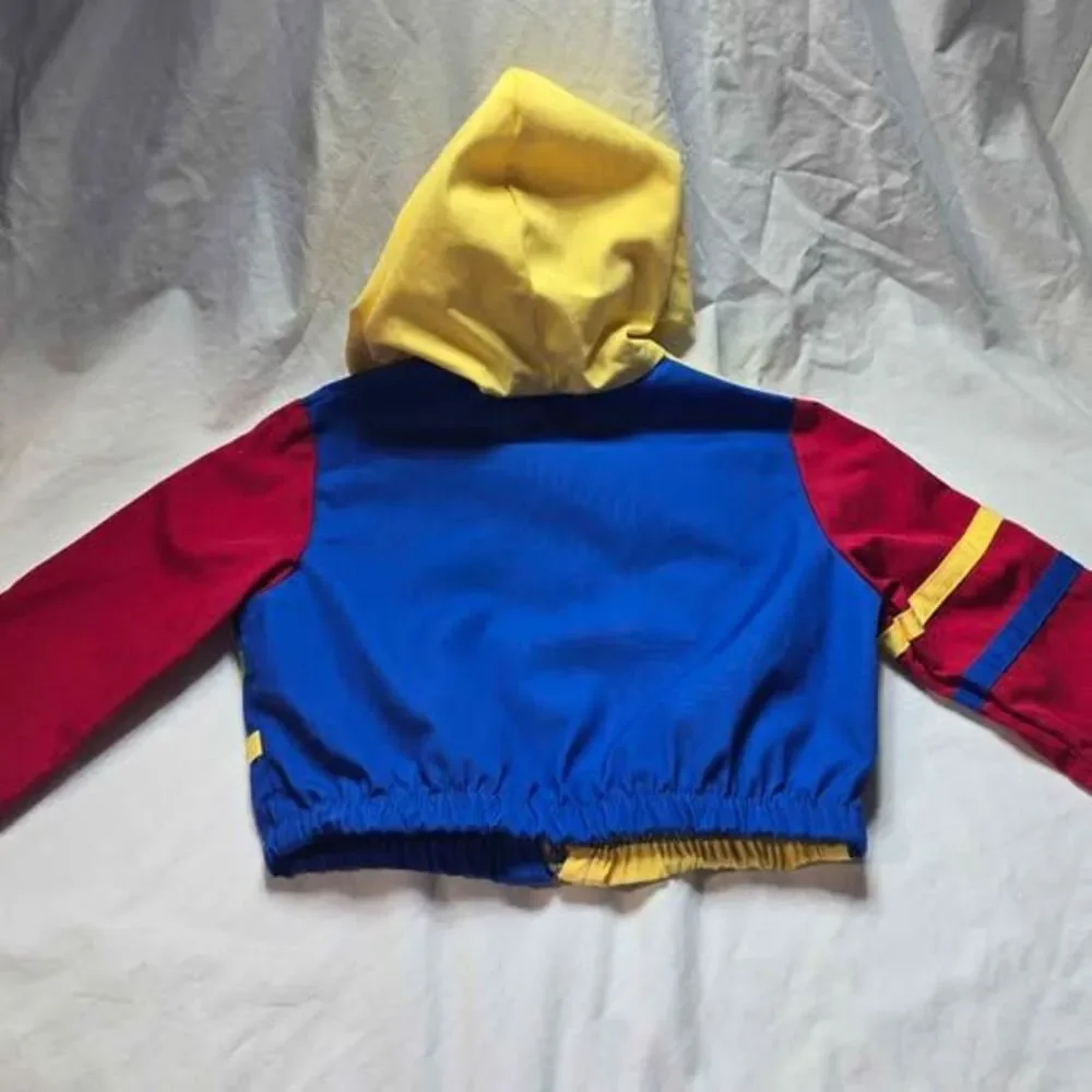 Vintage fisher price hooded jacket size 12 months zip kids toddler old school